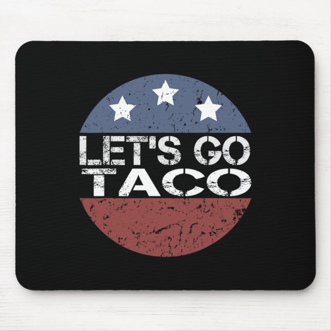 Lasst uns immer Taco-Hähnchen aus dem lustigen ame Mousepad (Vorne)