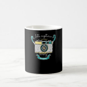 Lasst uns jeden Moment einfangen Kaffeetasse