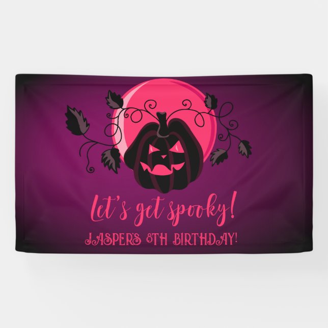 Lasst uns jedes schöne Halloween-Party machen Banner (Horizontal)