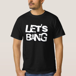 Lasst uns knallen Disk Golf Themed T-Shirt