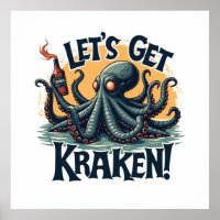 Lasst uns Kraken Funny Rum trinken Kratopus bekomm