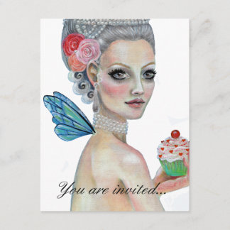 Lasst uns Kuchen essen Einladung