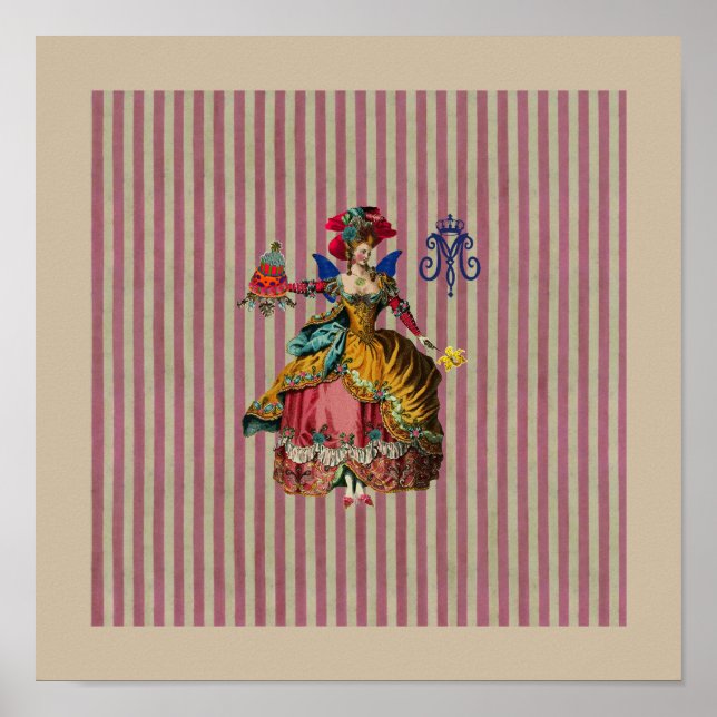 Lasst uns Kuchen essen ~ Poster 12x12 (Vorne)
