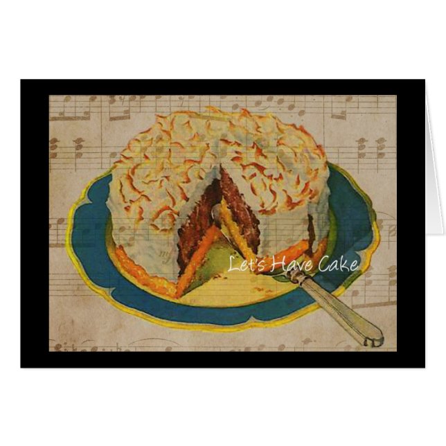 Lasst uns Kuchen haben (Vorderseite (Horizontal))