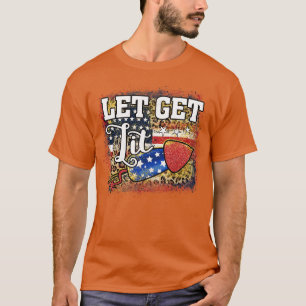 Lasst uns leuchten USA Freiheit 4. Juli T-Shirt
