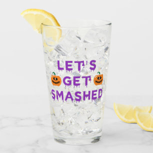 Lasst uns Lila zusammenstoßen (Pumpkins) Glas