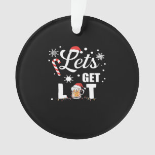 Lasst uns Lit Adult Funny Weihnachten Essentia Wei Ornament