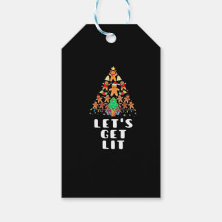 Lasst uns Lit - Weihnachten ist unverzichtbar Geschenkanhänger