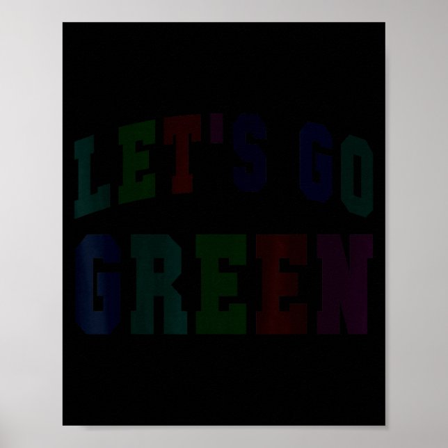 Lasst uns los grüne Schultamgeist-Woche Kriegsspie Poster (Vorne)