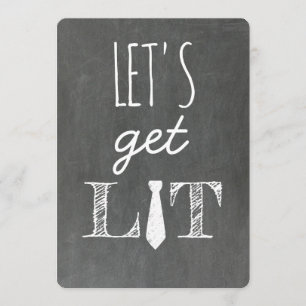 Lasst uns lustig werden Trauzeuge Einladung