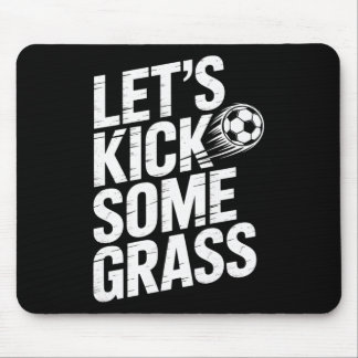 Lasst uns lustigen Fußball-Fan-Spieler-Fußball kic Mousepad