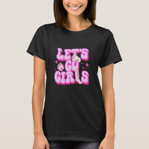 Lasst uns Mädchen Cowgirl Stiefel Country Western T-Shirt
