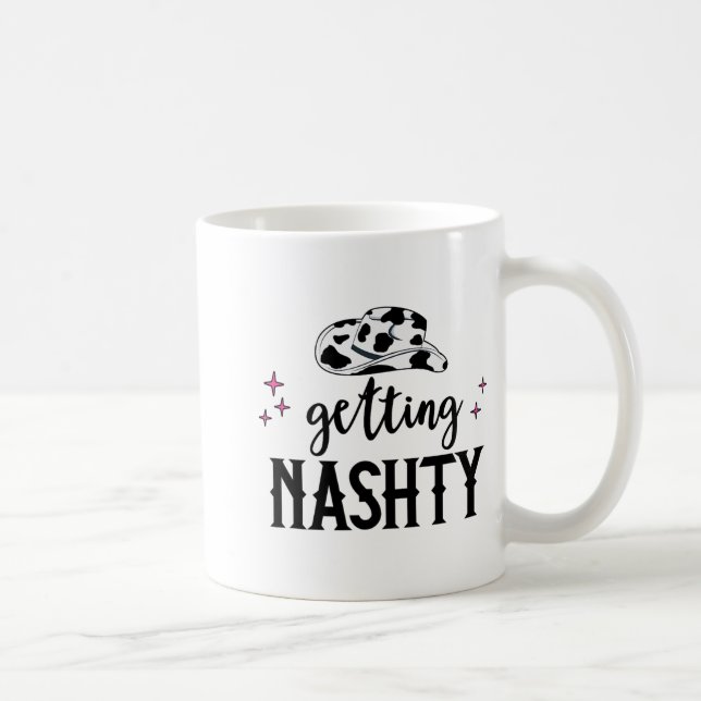 Lasst uns Mädchen gehen Hitched Nashty Bride Getti Kaffeetasse (Rechts)