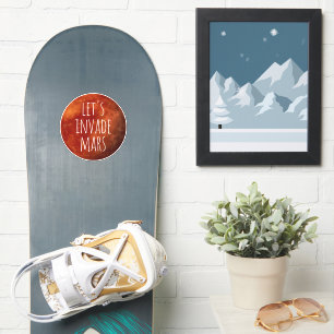 Lasst uns Mars-Aufkleber eindringen Aufkleber