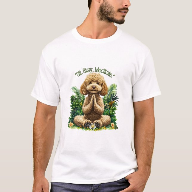 Lasst uns meditieren T-Shirt (Vorderseite)