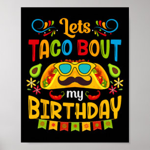 Lasst uns meinen Geburtstag auf Cinco de Mayo Gebo Poster