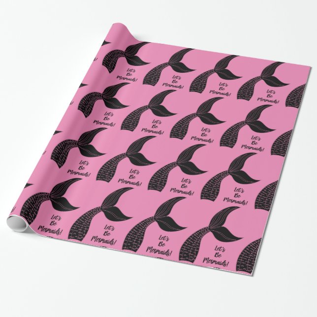 Lasst uns Mermaids Thunder_Cove sein Geschenkpapier (Ungerollt)