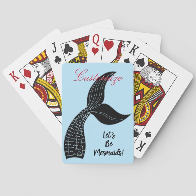Lasst uns Mermaids Thunder_Cove sein Spielkarten (Rückseite)