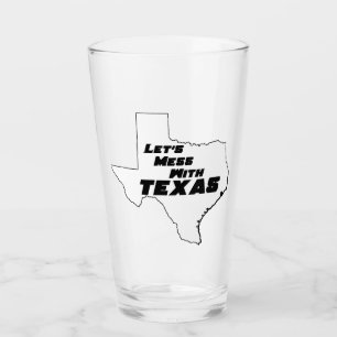 Lasst uns mit Texas White durcheinander kommen Glas