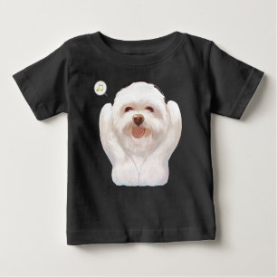 Lasst uns Musik hören Baby T-shirt