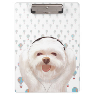 Lasst uns Musik hören Klemmbrett