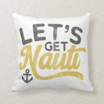 Lasst uns Nauti Vintager Typ Graugelb kriegen