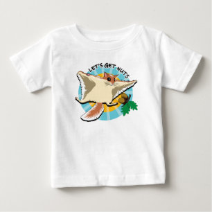 Lasst uns Nüsse holen - Fliegende Eichhörnchen Baby T-shirt