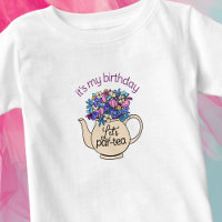 Lasst uns Par-Tea Mädchen Geburtstag