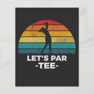Lasst uns par tee flyer