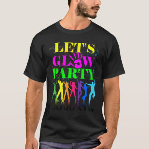 Lasst uns Party Crazy Squad Geburtstag Retro 70er  T-Shirt