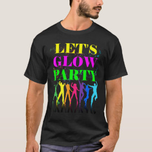 Lasst uns Party Crazy Squad Geburtstag Retro 70er  T-Shirt