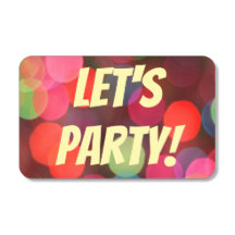 Lasst uns Party farbenfrohe Bokeh Lights Festivals