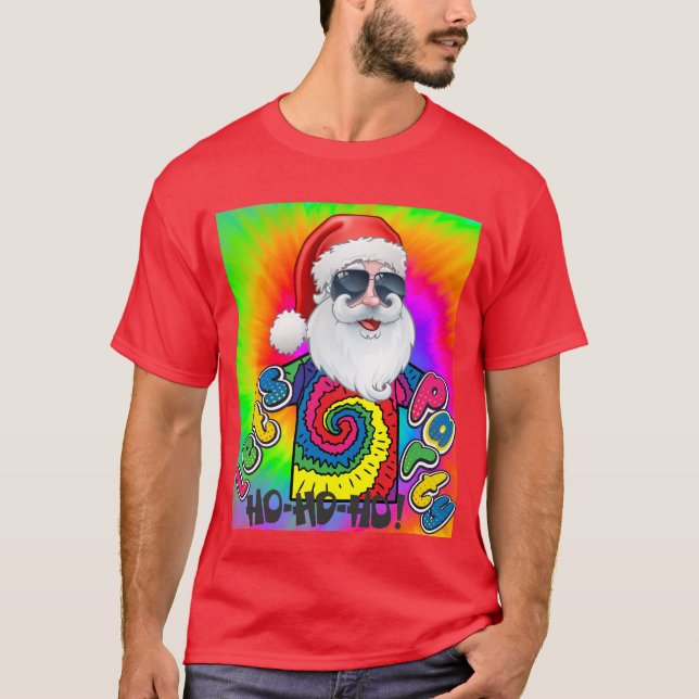Lasst uns Party HO HO HO T-Shirt (Vorderseite)