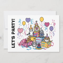 Lasst uns Party machen! Einladung