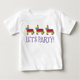 Lasst uns Party machen! Rainbow Baby Birthday Fies T-shirt