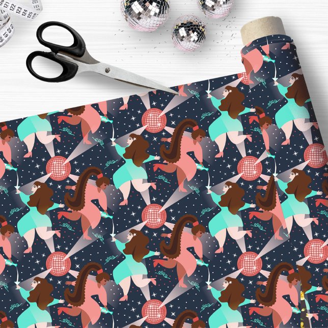 Lasst uns Party machen! Stoff (A fabric designed for party animals (birthday, New Year’s Eve, disco party, ...))