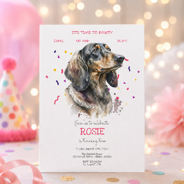Lasst uns pawty, Hundebeitag Einladung