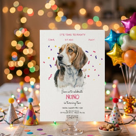 Lasst uns pawty, Hundebeitag Einladung