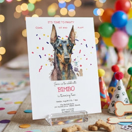 Lasst uns pawty, Hundebeitag Einladung