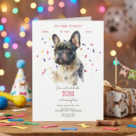 Lasst uns pawty, Hundebeitag Einladung