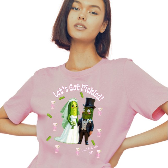 Lasst uns pickled Junggeselinnen-Abschied holen Tri-Blend Shirt (Von Creator hochgeladen)