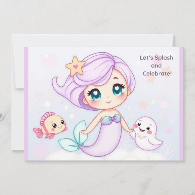 Lasst uns plash machen einladung (Vorderseite)