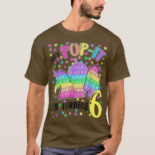 Lasst uns platzen Ich werde 6 Buntes 6. Geburtstag T-Shirt