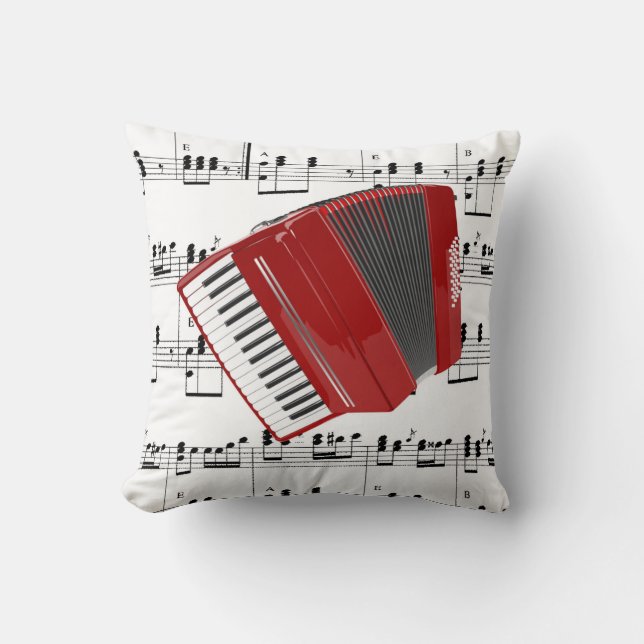 Lasst uns Polka Kissen (Vorderseite)