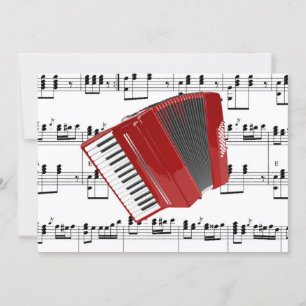 Lasst uns Polka, Red Accordion, Karte