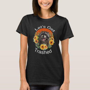 Lasst uns Raccoon Panda und schöne Flo durchqueren T-Shirt