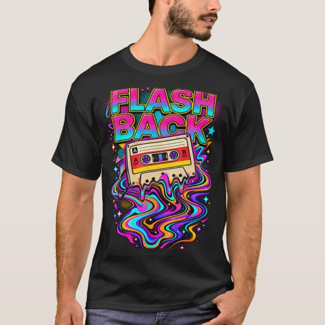 Lasst uns retro Flashback gehen T-Shirt (Vorderseite)