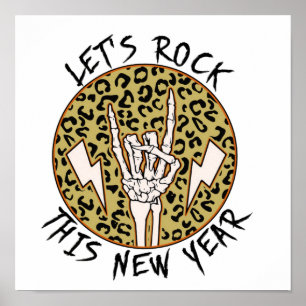 Lasst uns Rock 2023   Neujahr 2023   Frohes Neues  Poster