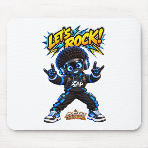 Lasst uns rocken! Zap AI-Roboter-Gaming-Mauspad Mousepad