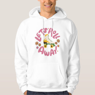 Lasst uns Roller-Skate wegrollen Hoodie
